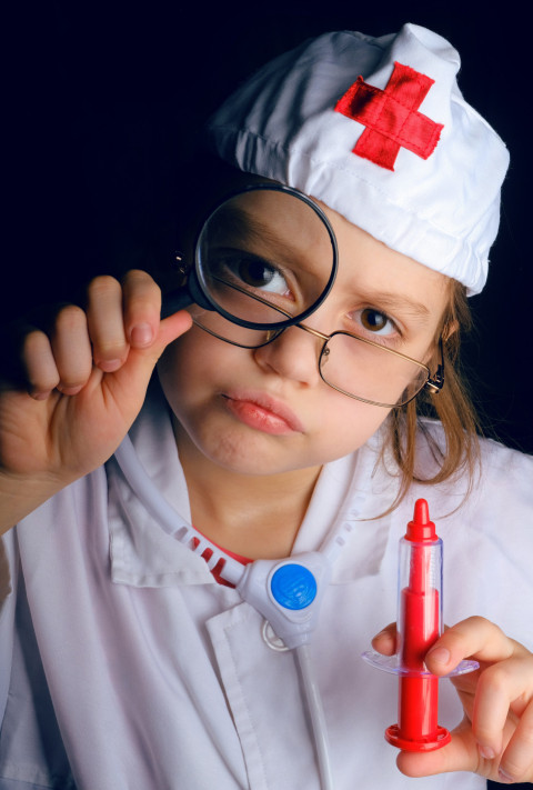 Child, Doctor, Costume image.